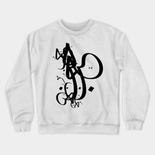 Arabic design, Love Arabic calligraphy art Crewneck Sweatshirt